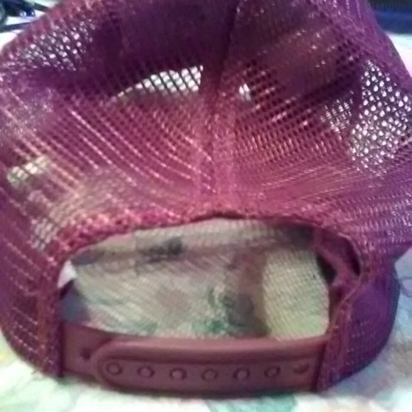 Florida State Univ. Seminoles Garnet Cap, Adjustable Strap, Spike Sports - Picture 2 of 2